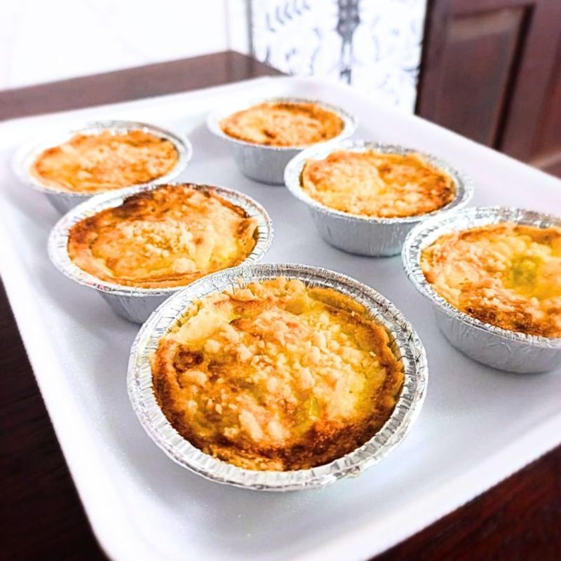 Empadinha de Queijo com Alho-Poró (Bandeja com 6 unidades)